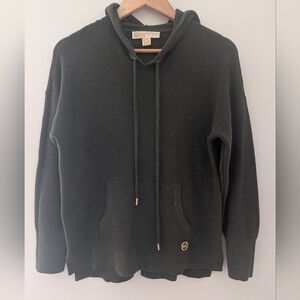 Michael Kors Women’s Medium Green Waffle Knit Hoodie